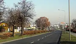 Ulica Stefana Czarnieckiego w Radomiu – fragment wewnętrznej zachodniej obwodnicy Radomia