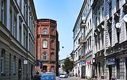 Widok od ul. Dietla na północ