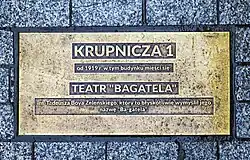 ul. Krupnicza 1Teatr„Bagatela”