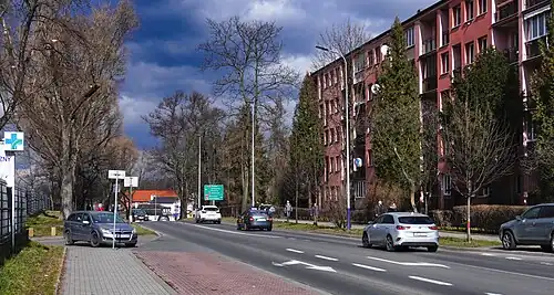 Ulica Prądnicka, widok na północ