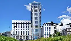 Kompleks biurowy Unity Centre przy rondzie