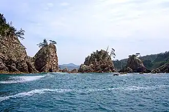 Wybrzeże Uradome w Iwami (pref. Tottori)