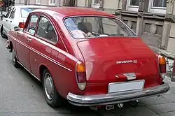 VW Typ 3 coupé – tył pojazdu