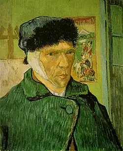 Vincent van Gogh, Autoportret z zabandażowanym uchem (1889)