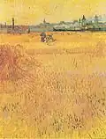 Vincent van Gogh, Arles: widok z pól pszenicznych (1888)