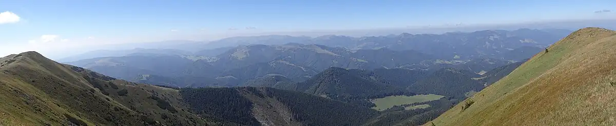 Panorama widokowa z Wielkiej Chochuli