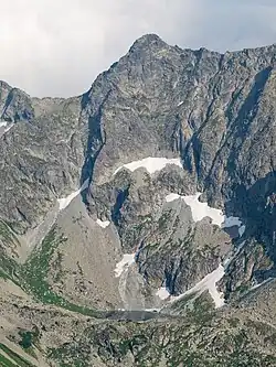 Północno-zachodnia ściana Wielickiego Szczytu