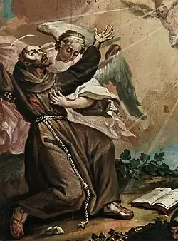 anonim, Stygmatyzacja św. Franciszka