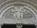 Tympanon w bazylice Świętej Marii Magdaleny w Vézelay.