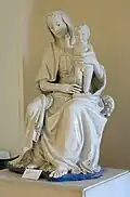 Matka Boska z Dzieciątkiem, figurka fajansowa z Florencji, XVI wiek