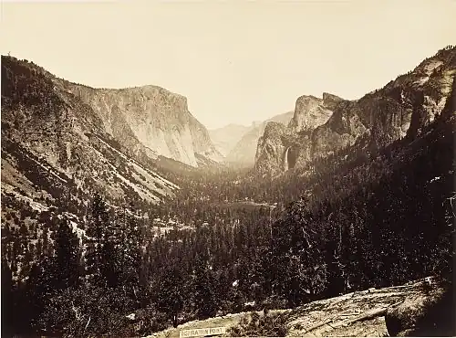 Carleton Watkins, Widok z Inspiration Point, 1879