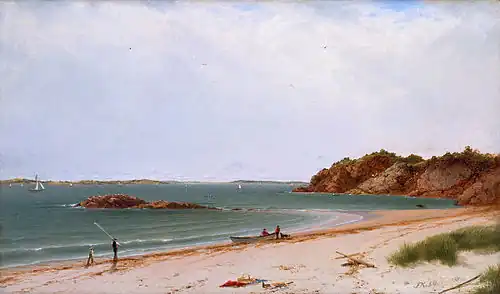 View of the Beach at Beverly (Massachusetts), 1860, Santa Barbara Museum of Art