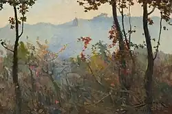 Widok Wilna spod Góry Turowej, 1921