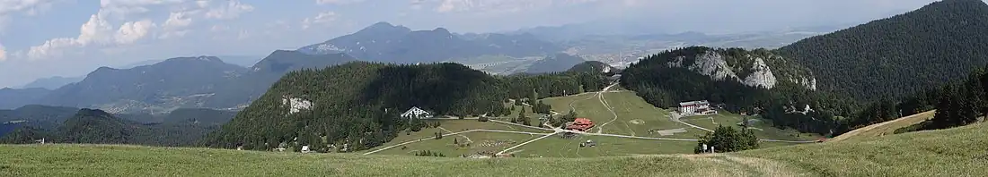 Veľká skala w panoramie widokowej z Malinnégo