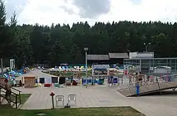 Widok na basen siedzący Motyl