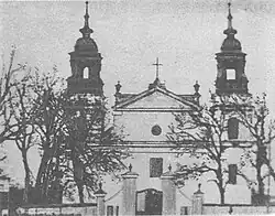 Wygląd kościoła do lat 50. XX wieku.