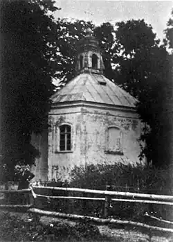 Oryginalne zwieńczenie kaplicy św. Barbary