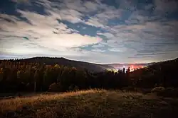 Nocna panorama od strony północnej