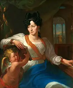 Portret pianistki Marii Szymanowskiej, 1828