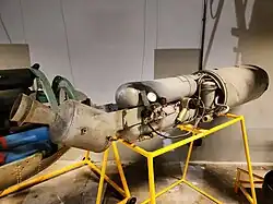 Silnik Walter HWK 109-507 eksponowany w Muzeum Lotnictwa Polskiego w Krakowie