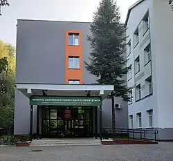 Budynek Wydziału Agrobioinżynierii i Nauk o Zwierzętach, w którym mieści się Instytut Rolnictwa i Ogrodnictwa.