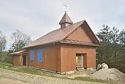 Stary kościół parafialny, w dawnej cerkwi w Warze