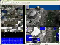 Edytor map Warzone 2100 (EditWorld)