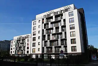 Fragment osiedla Nowa Słoneczna przy ulicy Słonecznej