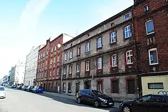 Zabudowa wzdłuż ulicy Modelarskiej