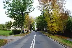 Fragment ulicy Bytkowskiej w rejonie kolonii Agnieszki