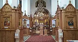 Fragment wnętrza cerkwi