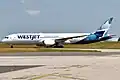 Boeing 787-9 linii WestJet na lotnisku Paryż-Roissy-Charles de Gaulle