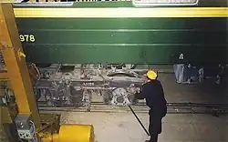 Zmiana zestawów kołowych na granicy mongolsko-chińskiej