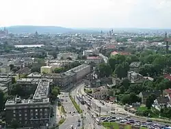 Widok z wieżowca na Stare Miasto