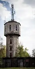 Wieża ciśnień przy stacji