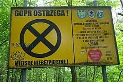 Tablica ostrzegawcza