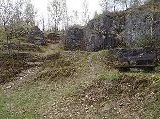 Dawny kamieniołom na zboczach Wielkanocy