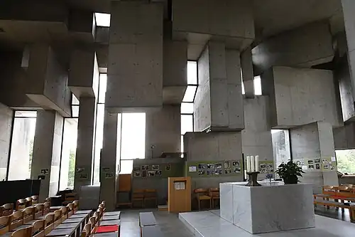 Wotrubakirche (wnętrze)