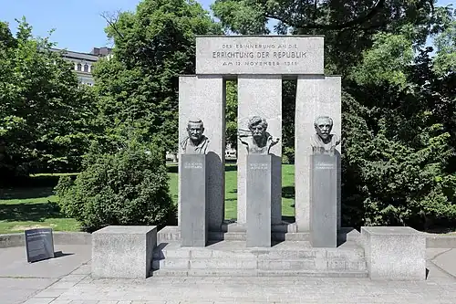 Denkmal der Republik, Wiedeń