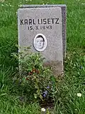grób Karla Lisetza – zamordowanego przez nazistów