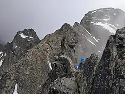 Wierch pod Fajki, Pańszczyckie Czuby i fragment Orlej Perci