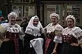 Grupa folklorystyczna na terenie festiwalu