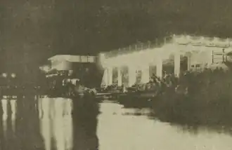 Nowa przystań oświetlona na Wianki