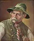 Bauer mit Pfeife (przed 1907)