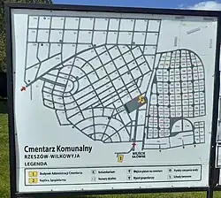 Mapa cmentarza