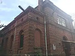 Elewacja północna z wejściem głównym willi Grohmana