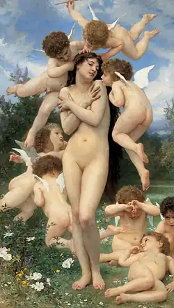 William-Adolphe Bouguereau, Powrót wiosny, 1886