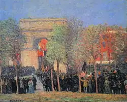 William Glackens, Włosko-amerykańskie święto na Washington Square, 1912, Museum of Fine Arts w Bostonie