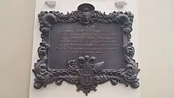 Tablic ku czci biskupa Andrzeja Kłągiewicza z 1841 r.