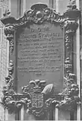 Pomnik bpa Jana Kajetana Cywińskiego (zm. 1845) w kaplicy św. Ignacego